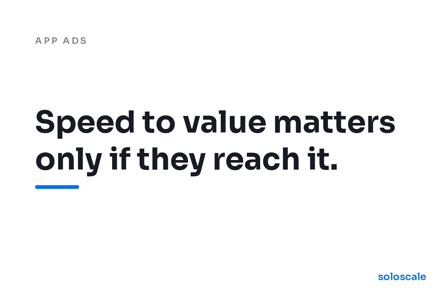 Time to Value illustration