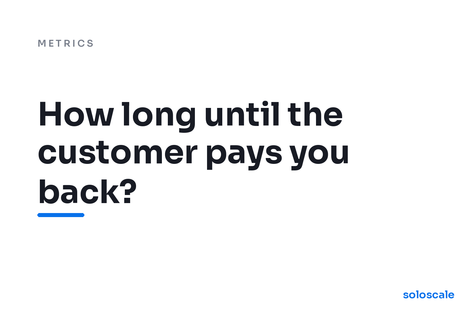 Payback Period illustration
